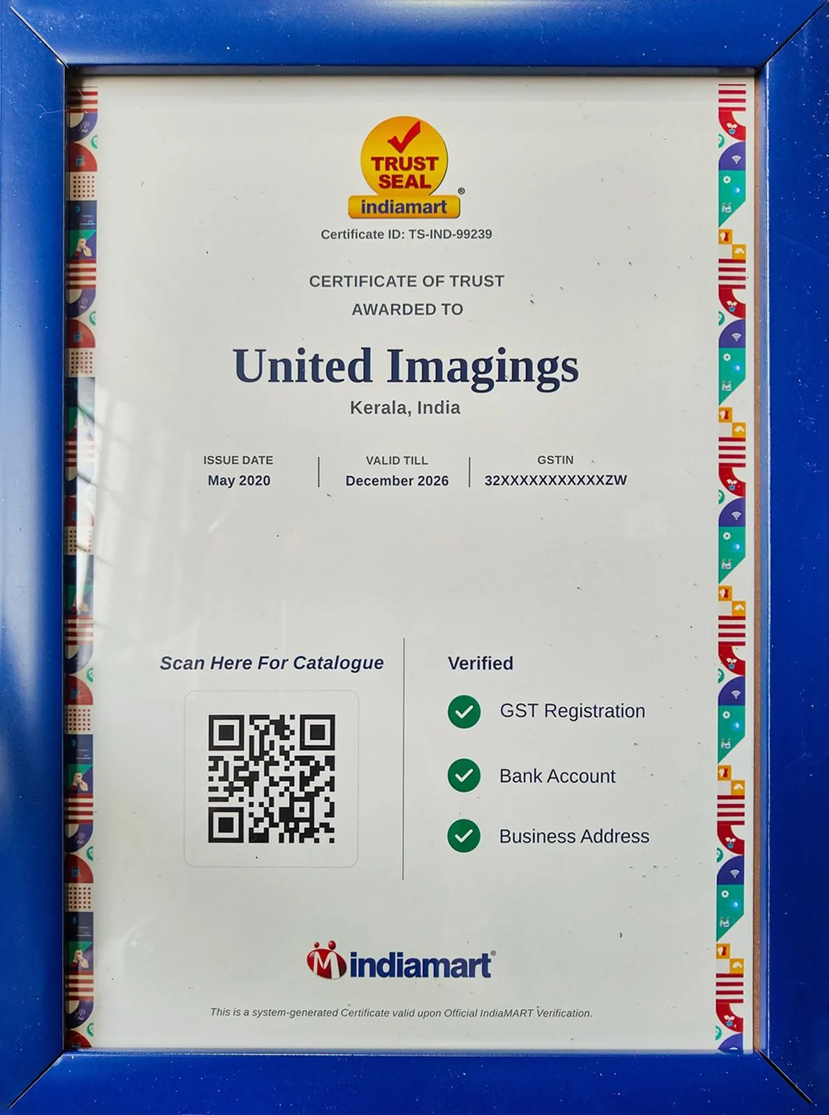 Certificate of Trust — United Imagings